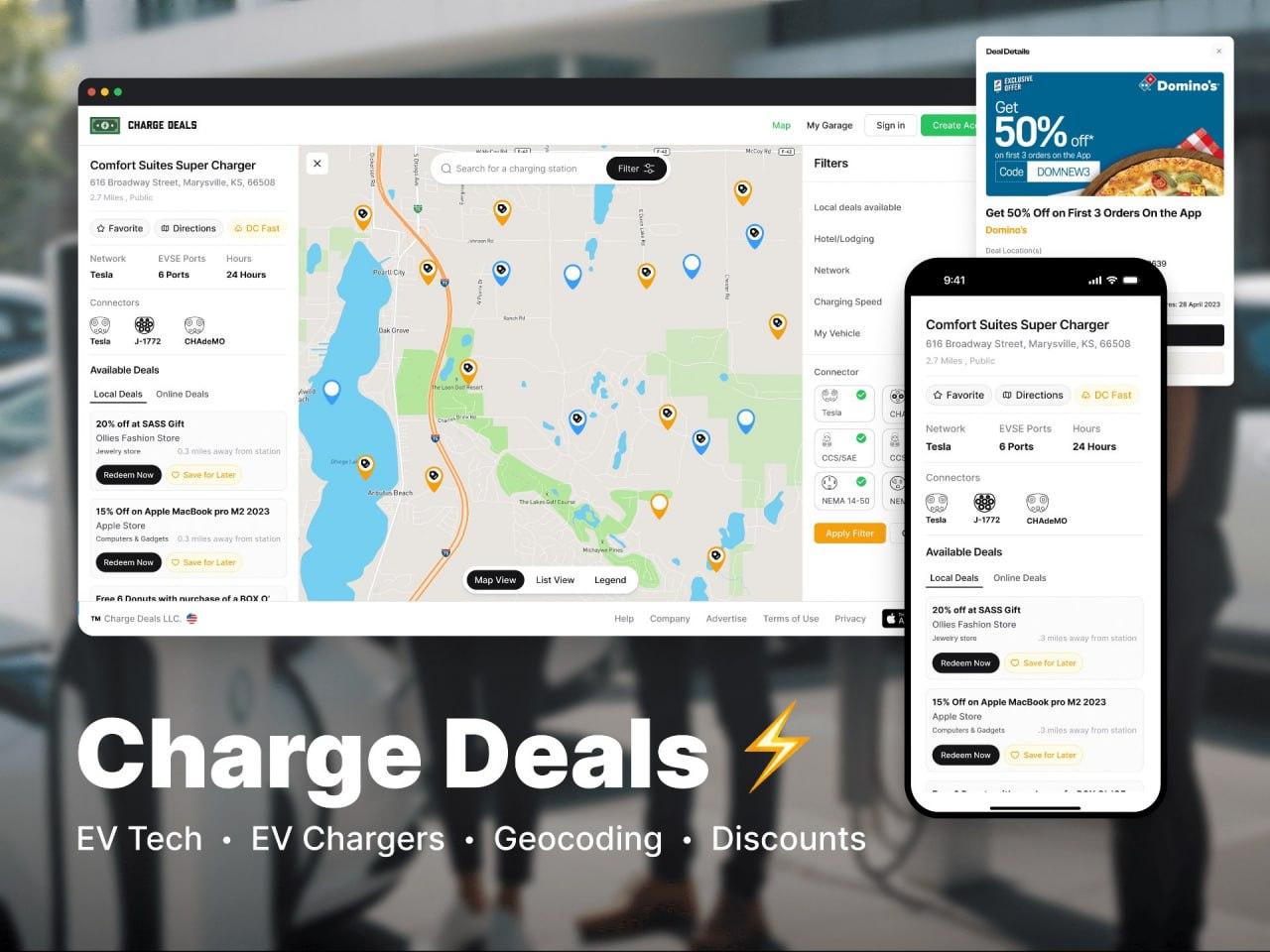 Charge Deals — EV Tech Platform Development